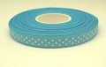 Printed Ribbon - 3/8 - AA301G - Blue/White