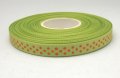 Printed Ribbon - 3/8 - AA301G - Green/Orange