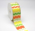 Printed Ribbon - 1.5 - Grosgrain With Wave - A