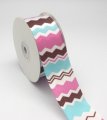 Printed Ribbon - 1.5 - Grosgrain With Wave - B