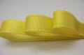 Grosgrain With Stitch Ribbon - 3/4 Yellow