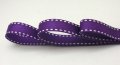 Grosgrain With Stitch Ribbon - 1/2 Dark Purple