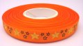 Printed Ribbon - 3/8 - AE002 - Orange